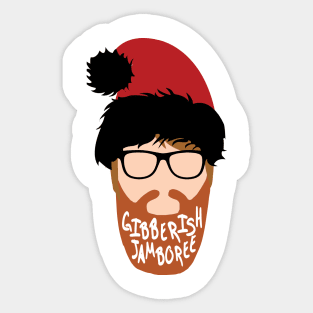 Gibberish Jamboree Christmas Sticker